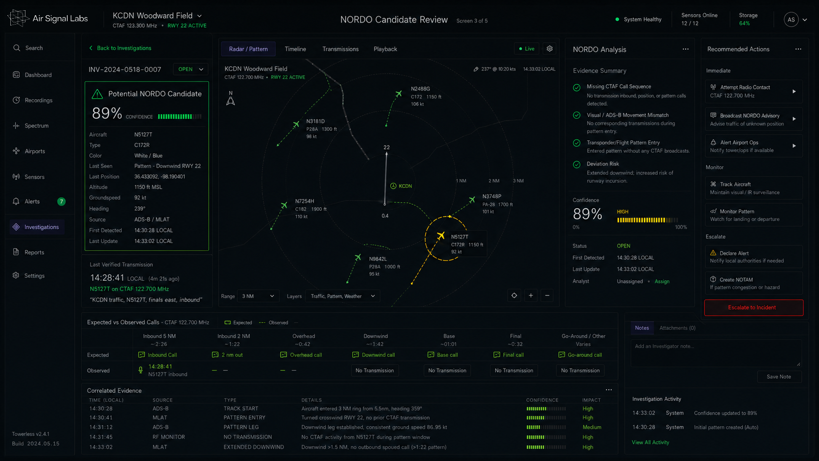Operational Record Export